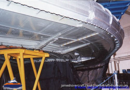 SRN1 at Wroughton -  (credit: The <a href='http://www.hovercraft-museum.org/' target='_blank'>Hovercraft Museum Trust</a> - Kevin Jackson).
